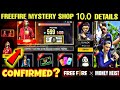 FREE FIRE MYSTERY SHOP 10.0 IN AUGUST 2020 | BERMUDA 2.0 | MONEY HEIST FF | FREE FIRE NEW EVENT 2020