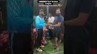 Legends Turf Cricket League - My Self Man of the Series 🏏🏆✌️❤️