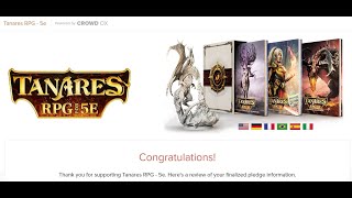Tanares RPG Pledge Manager Wrap Up