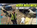 Aj hunter hits a griddy after this guy tried taking him down  nopixel rp  gta  cg