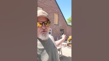 ((Control Joint)) in a Existing Brick wall #construction #mason #brickmasonry #shorts #307
