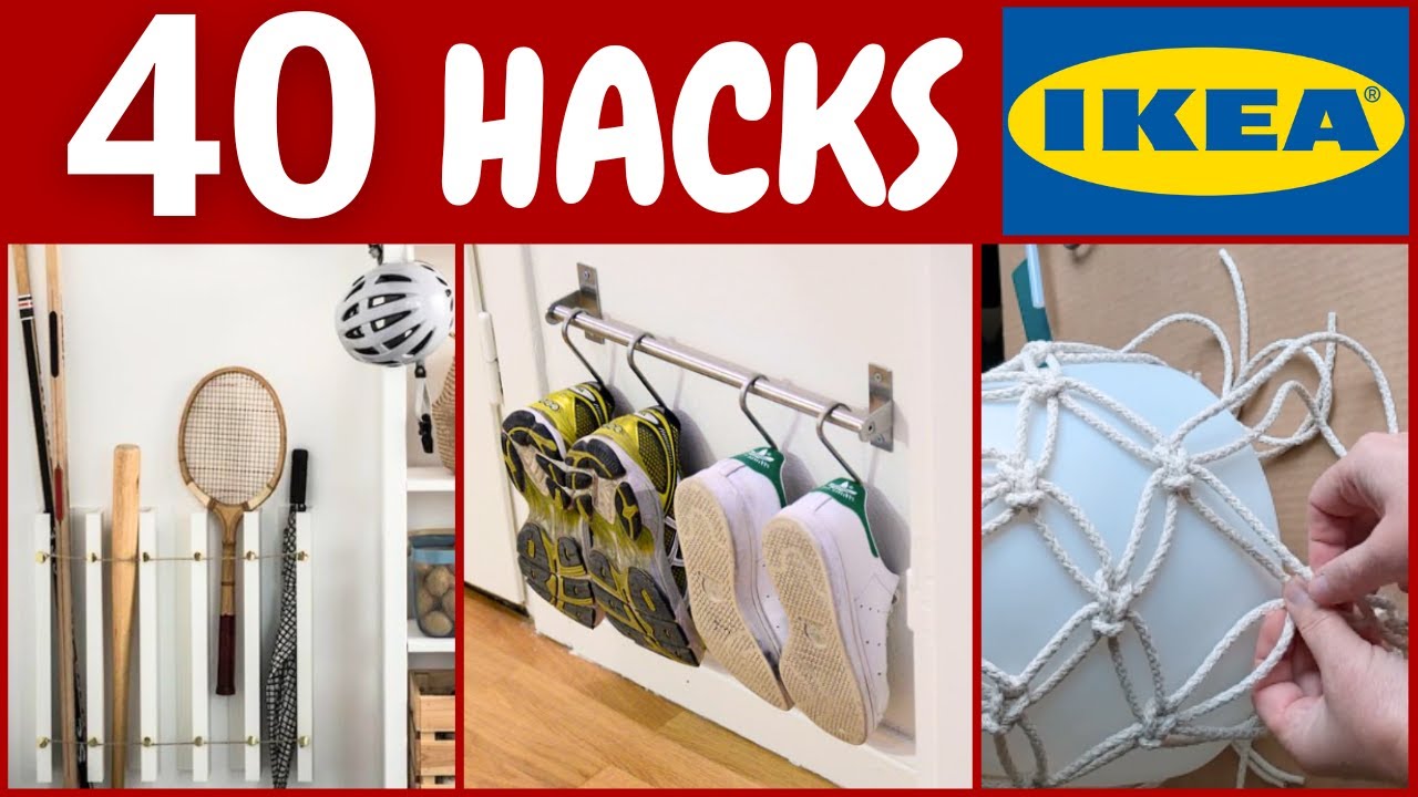 IKEA 40 TRUCOS PARA DECORAR Y ORGANIZAR  TU CASA CON POCO DINERO 😉| COMPLETO |GENIUS HACKS#ikeahack