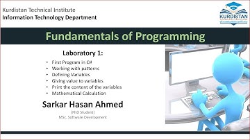 Introduction to C# Language- Lab1