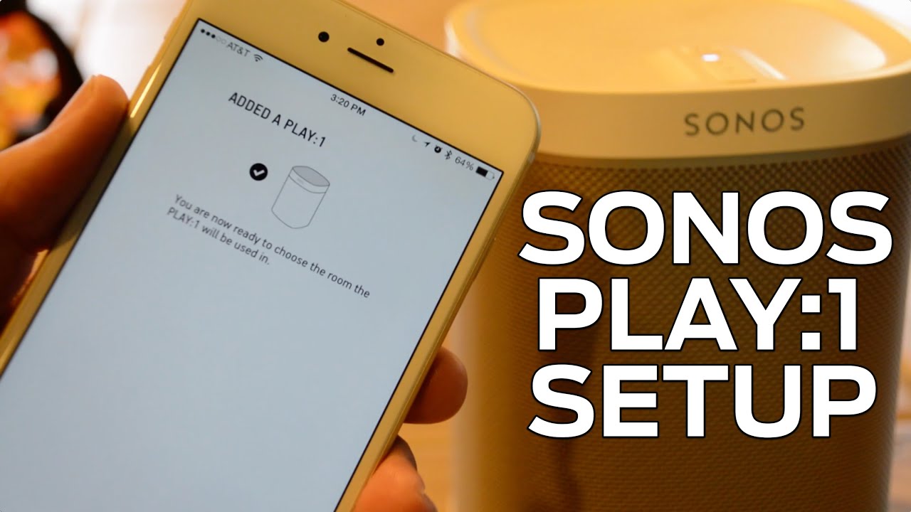 How set Sonos wireless speaker - YouTube