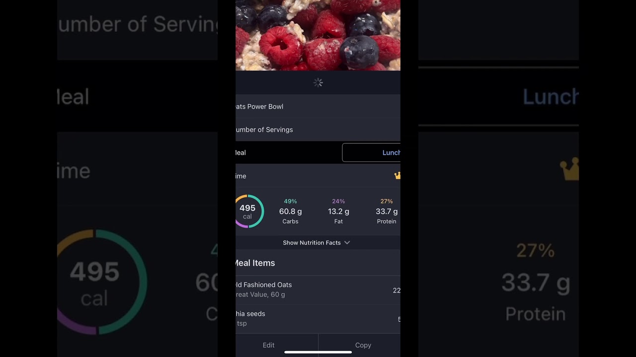 Adding foods faster in My Fitness pal to make tracking more simple