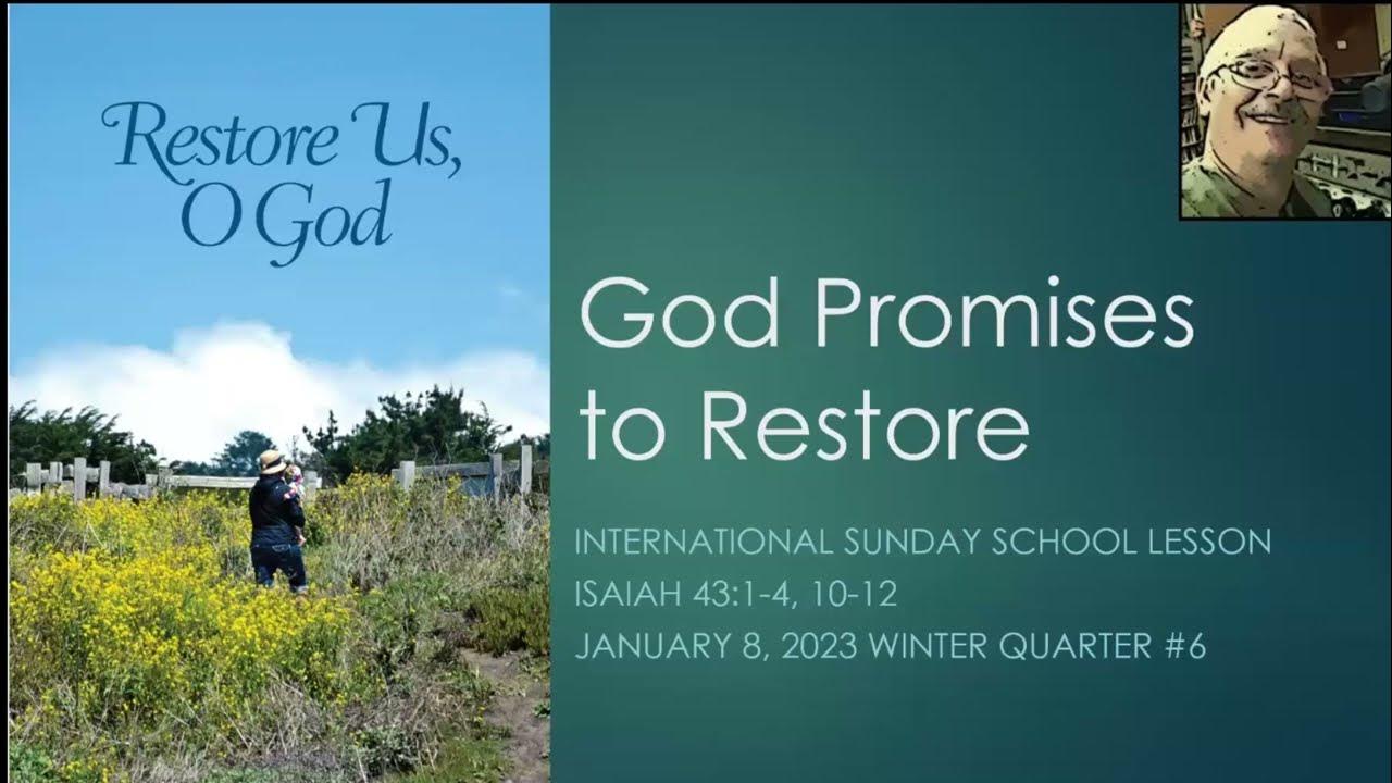 International Sunday School Lesson January 1 2023 YouTube