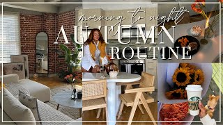 FALL MORNING TO NIGHT ROUTINE🍂🕯Cozy October Day, ASMR + Bake with Me