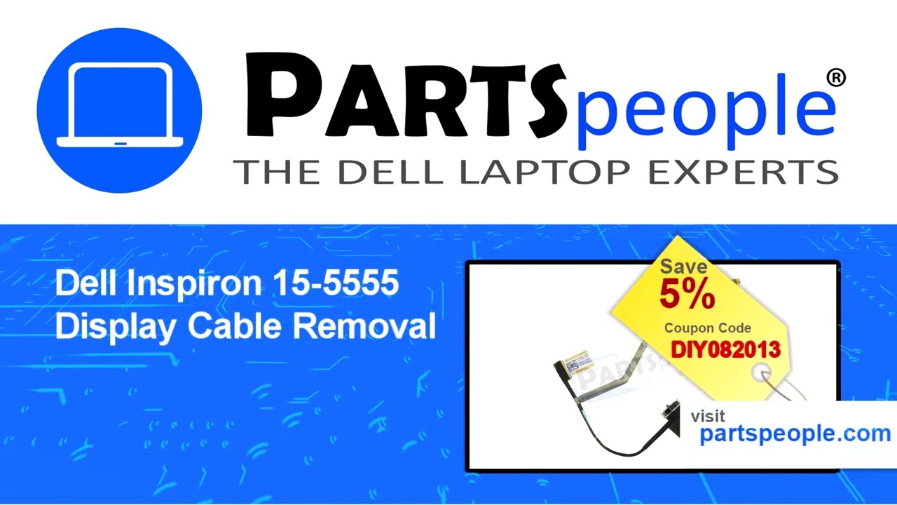 Dell Inspiron 15 5555 (P51F002) Display Cable How-To Video