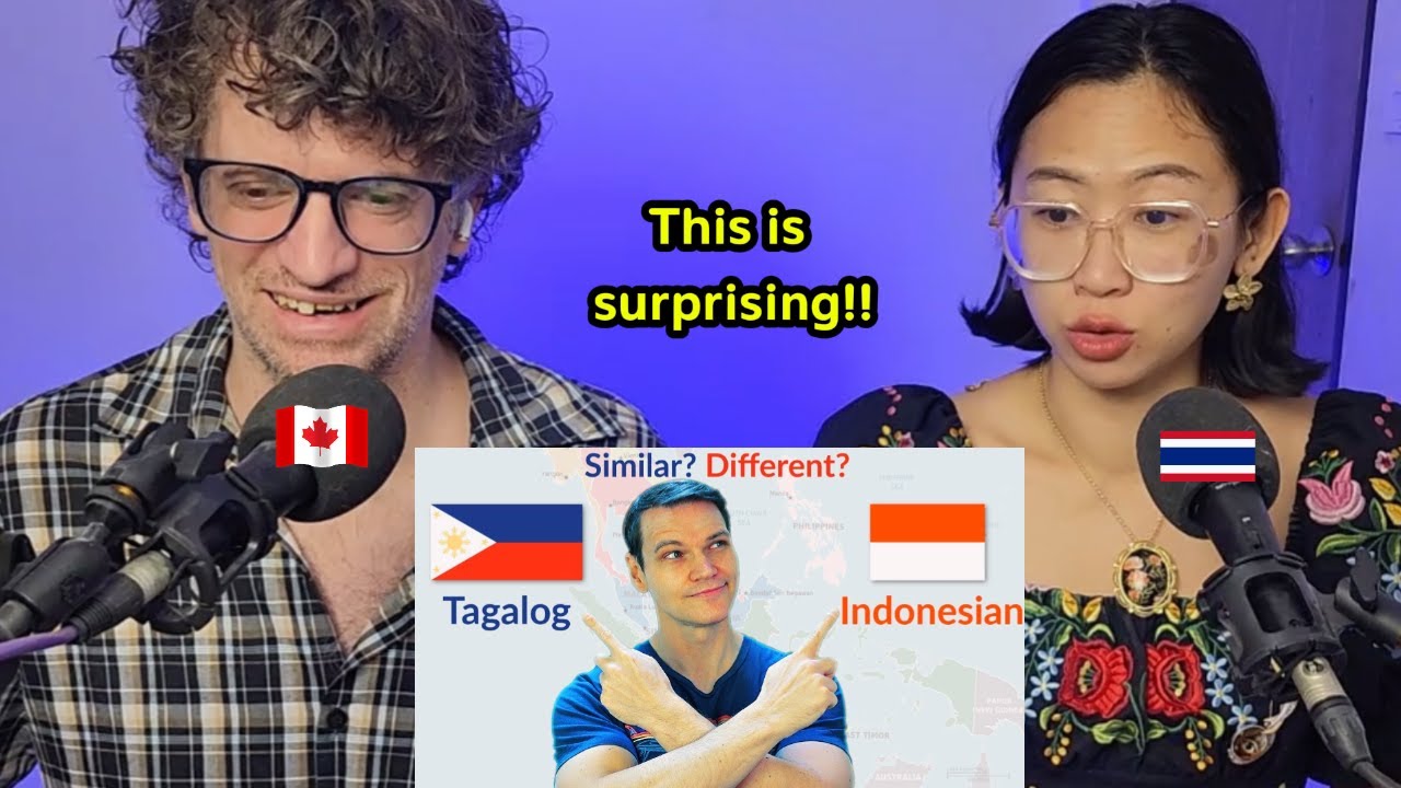 How Similar Are Tagalog And Indonesian?! (Our Reaction)