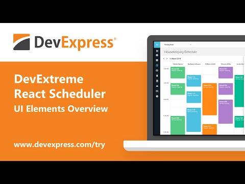 DevExtreme React: Scheduler UI Overview