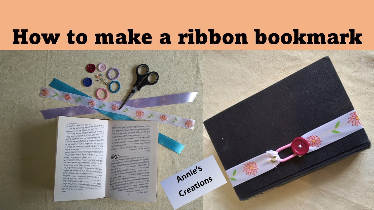 Easy Ribbon Bookmarks - Intelligent Domestications