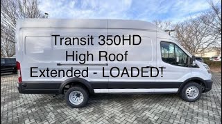 New! Ford Transit 350HD High Roof Extended - Loaded! Dually!