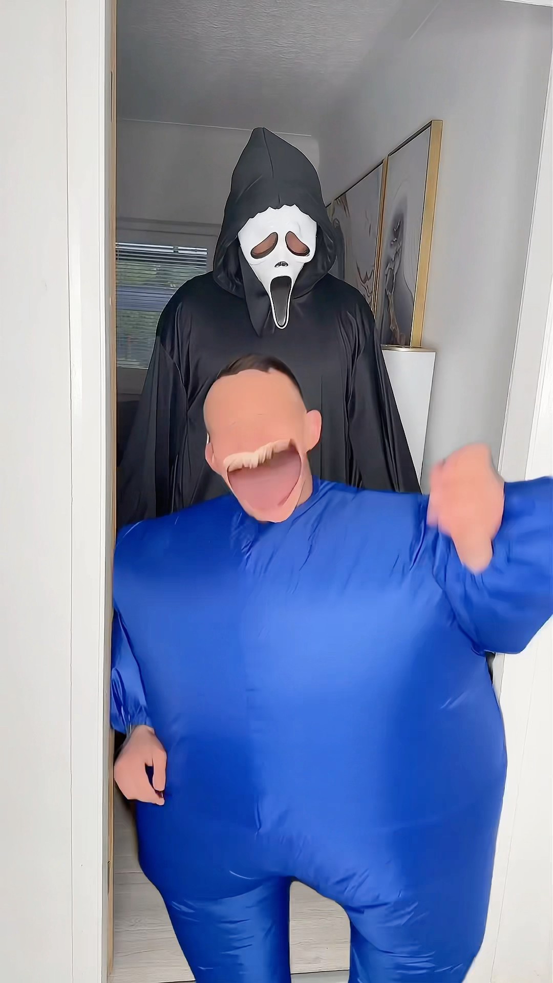 Bro SKIDADDLED up the stairs ? #comedy