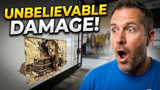 This RV Rear Wall Damage is Worse Than Expected