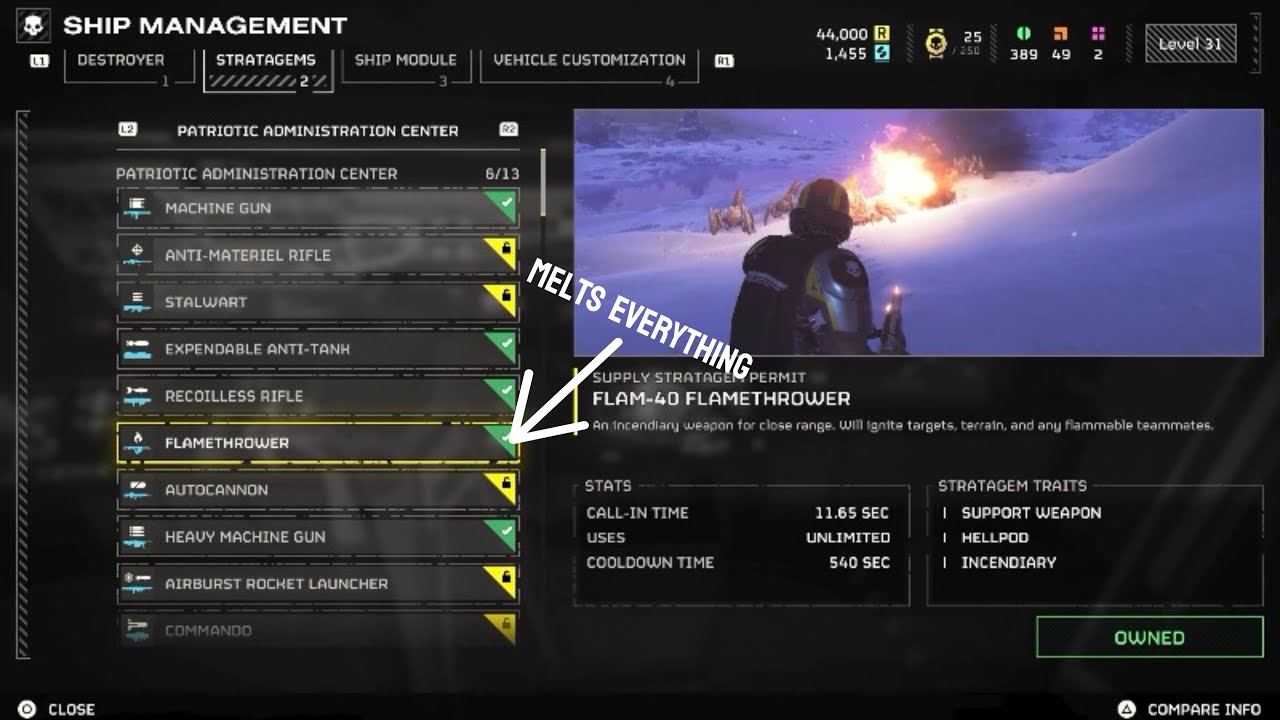 Helldivers 2 - Stop Sleeping On The Flamethrower In Helldivers