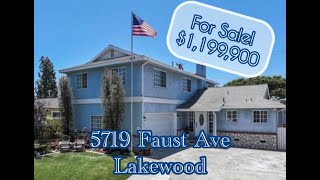For Sale! 5719 Faust Ave, Lakewood, CA 90713