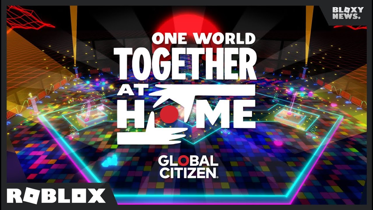 How To Watch The One World Together At Home Concert In Roblox Youtube