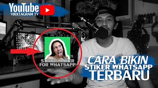 CARA MEMBUAT STIKER WHATSAPP SENDIRI MENGGUNAKAN FOTO TERBARU 2021 screenshot 1