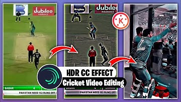 HDR CC Black and White Effect Cricket Video Editing in Alight Motion 2022 | Baloch Editz