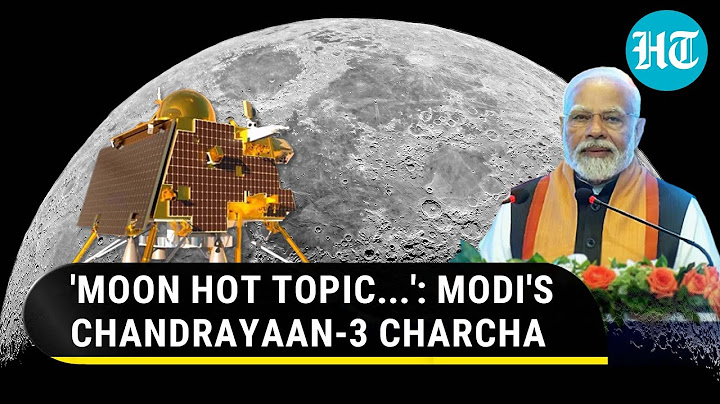 'Tiranga Hoisted On Moon': PM Modi On India's Chandrayaan-3 Glory | Watch
