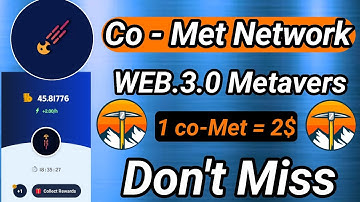 Co - Met Network Update | 1 co-Met = 2$ Coin | WEB.3.0 Metavers network update