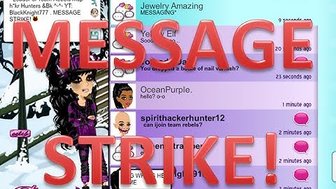 MSP MESSAGE STRIKE!