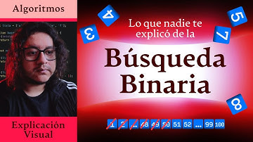 La búsqueda binaria - Explicación Visual y Fácil