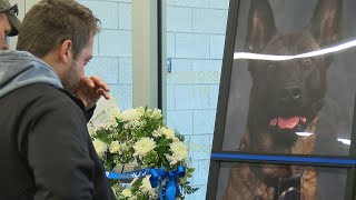 Fishers, Indiana, supports police dog killed in line of duty