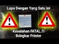 Tutorial Mengatasi Kesalahan (Error) Pemindai Pada Semua Merk Printer