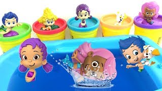5 Five Little Bubble Guppies Toys Jumping on the POOL Nursery Rhyme Jumping on the BED Song for Kids by More Leah 1,696,524 views 6 years ago 1 minute, 55 seconds