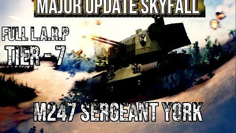 [Roblox - Cursed Tank Sim MAJOR UPDATE]  M247 Sergeant York FULL L.A.R.P Tier-7 Gameplay