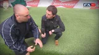 Fenners meets Tony the Wembley Groundsman before the FA Cup Final
