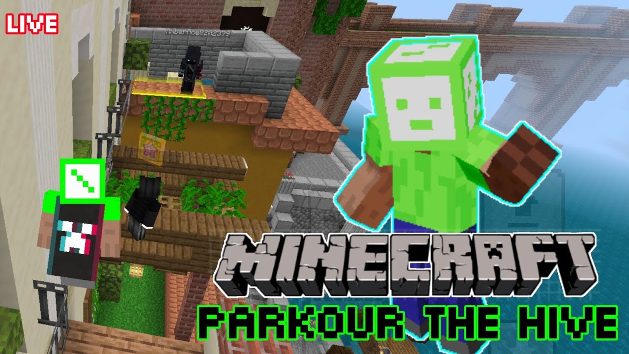 LIVE MINECRAFT THE HIVE SERVER💚