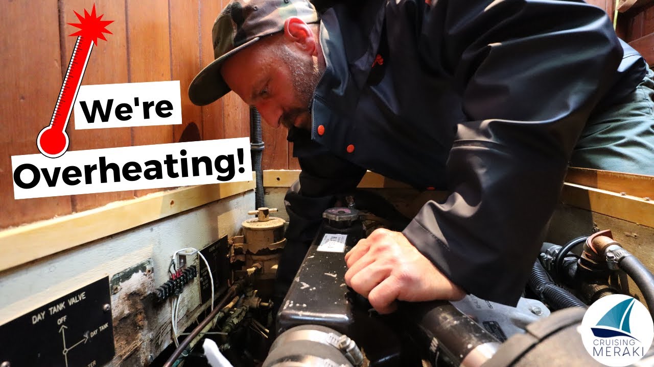 Engine overHEATS, towed to safety! | We Finally Leave the Dock! | Cruising Meraki Ep 17
