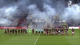 Fireworks display greets opening of new Tynecastle stand
