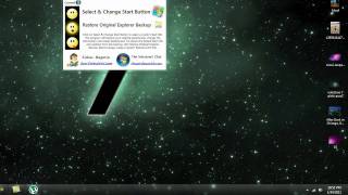 How to change the windows start orb/button How to change the windows start orb/button