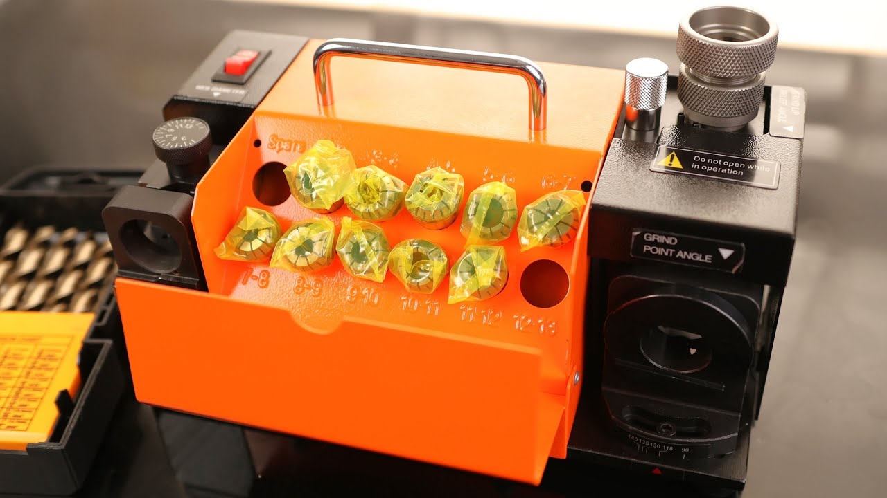 VEVOR Drill Bits Sharpener, MR-13A Drill Bits Grinder Sharpener 3-13mm, 95° to 135° Point Angle