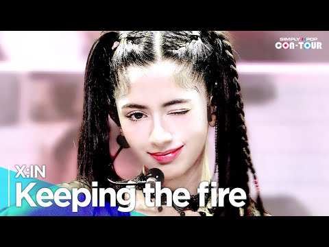 [Simply K-Pop CON-TOUR] X:IN(엑신) - ‘Keeping the fire _ Ep.566 | [4K]