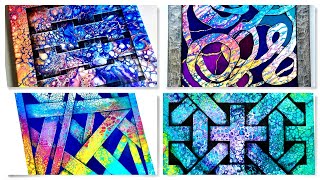 BEST 3D TAPE ACRYLIC POUR PAINTINGS TOP FLUIDART STEP BY STEP
