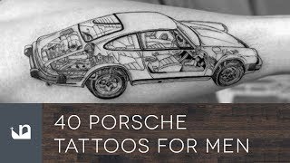 40 Porsche Tattoos For Men