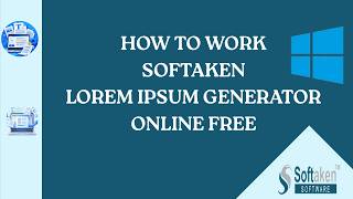 Lorem Ipsum Generator Online Free | Softaken – Generate Placeholder Text Instantly