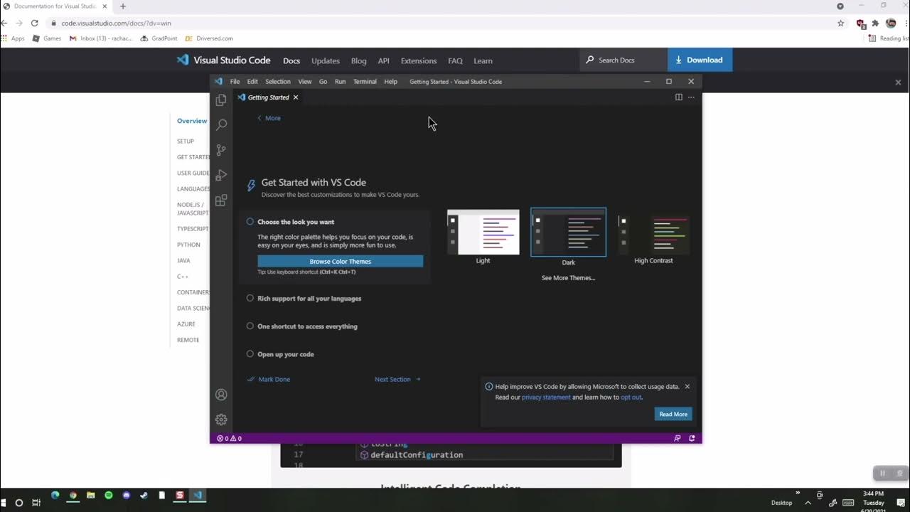 Visual Studio Code Intro - YouTube