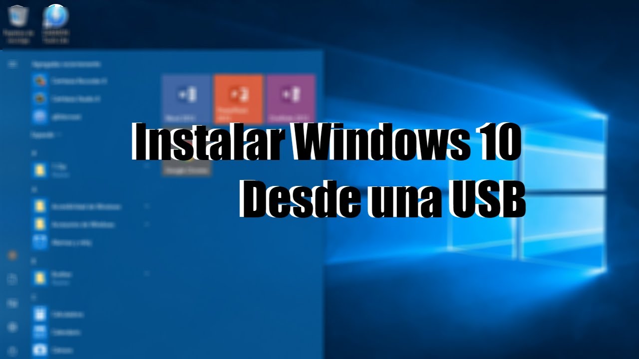 Instalar Windows 10 En Windows 7