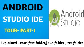 Android Studio Tour Part -1 | manifest folder  | Java folder | res folder | Explained || In Android