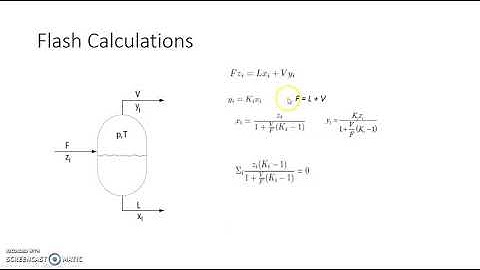 Flash Opertaion Calculation