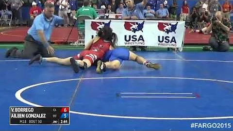 105 Champ. Round 1 - Aileen Gonzalez (New York) vs...