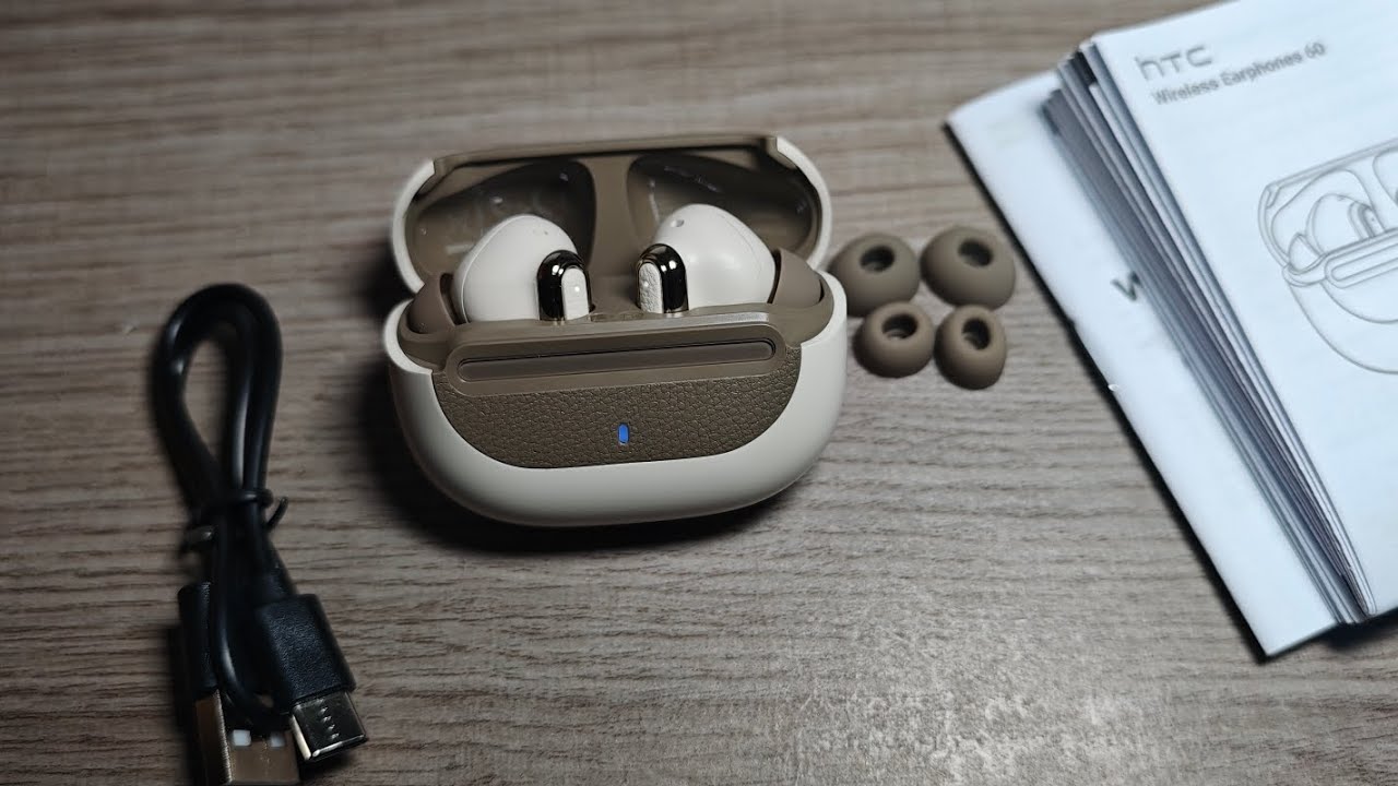 Беспроводные Bluetooth-наушники HTC NE60 TWS с функцией перевода на основе искусственного интелле...