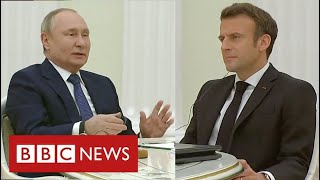 Presidents Macron and Putin discuss 