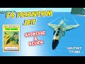 F4 phantom jet showcase  review in military tycoon roblox