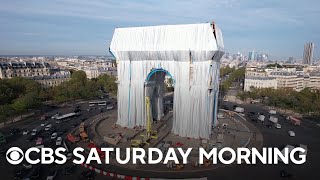 Paris' Arc de Triomphe wrapped in fabric 60 years later screenshot 3
